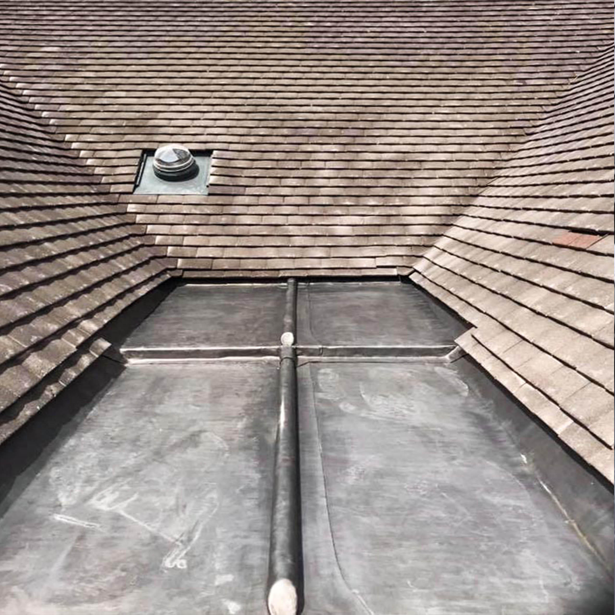 Lead roofing work